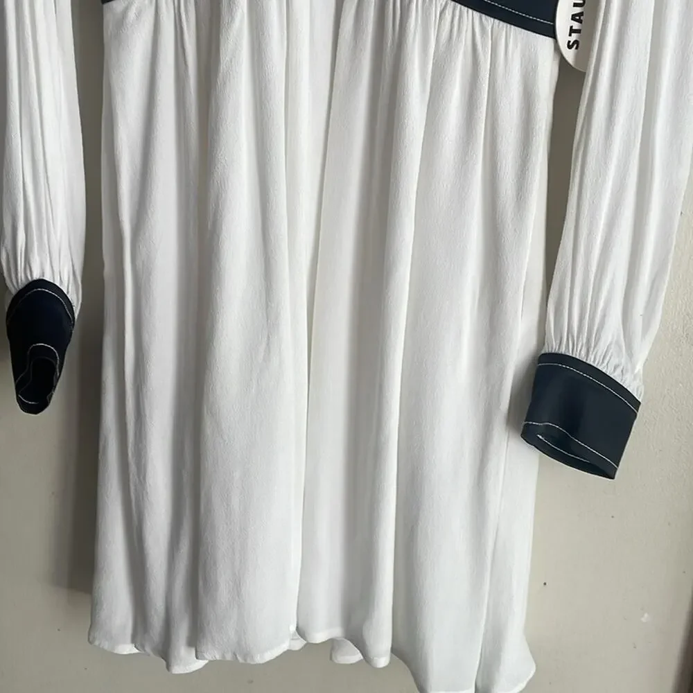 Staud Dolly Long-sleeve Dress White - Picture 8 of 16